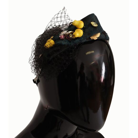 Dolce & Gabbana Purple Crystal Diadem Headband Lemons Sicily Women's Tiara